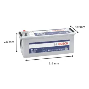 BATTERIE BOSCH T4075 12V 140AH 800A(EN) – Image 2