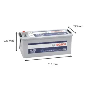 BATTERIE BOSCH T4077 12V 170AH 1000A(EN) – Image 2