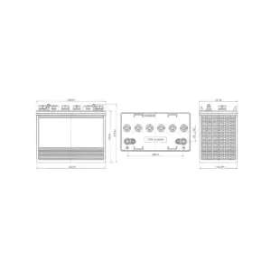 BATTERIE DEEP CYCLE FLOODED FULBAT FDC-1275 12V 150AH – Image 2