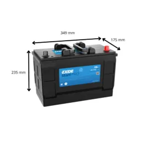 BATTERIE EXIDE 12V 110Ah 750A (EN) D02 START PRO – Image 2