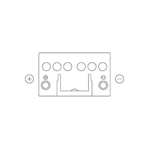 BATTERIE EXIDE EXCELL EB451 12V 45AH 330A – Image 4