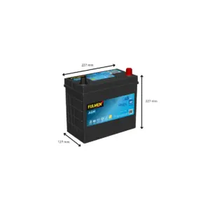 BATTERIE FULMEN START STOP AGM FK454 12V 45AH 380A – Image 2