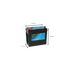 BATTERIE FULMEN START STOP AGM FK457 12V 45AH 380A – Image 2