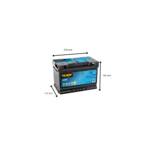 BATTERIE FULMEN START STOP AGM FK720 12V 72AH 760A – Image 2
