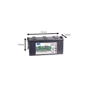 BATTERIE GNB SONNENSCHEIN 12 VOLTS 160AH – Image 2