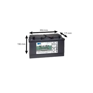 BATTERIE GNB SONNENSCHEIN 12 VOLTS 65AH – Image 2