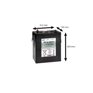 BATTERIE GNB SONNENSCHEIN 6 VOLTS 240AH – Image 2