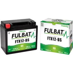 BATTERIE MOTO FULBAT GEL FTX12-BS / YTX12-BS 12V 10,5AH 180A – Image 2