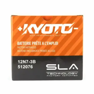 BATTERIE MOTO KYOTO AGM 12N7-3B 12V 7AH 90A – Image 2