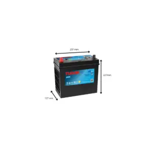 Batterie Start-stop AGM TUDOR TK457 12V 45Ah 380A – Image 2