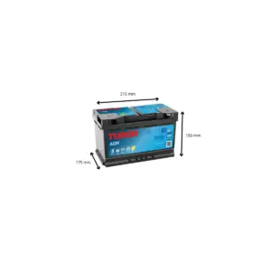 Batterie Start-stop AGM TUDOR TK820 12V 82Ah 800A – Image 2