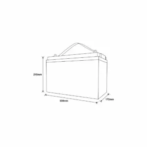 BATTERIE ULTIMATRON LIFEPO4 UBL-12-100 12,8V 100AH BLUETOOTH SMART BMS – Image 4