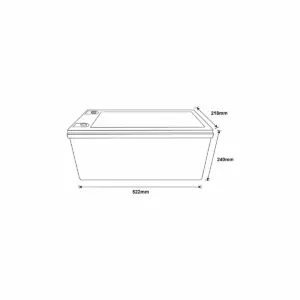 BATTERIE ULTIMATRON LIFEPO4 UBL-12-200 12,8V 200AH BLUETOOTH SMART BMS – Image 4