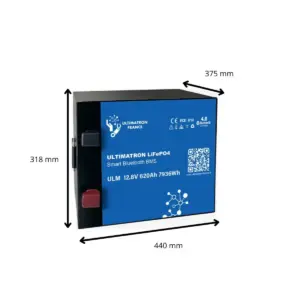 Batterie Ultimatron Lithium Sous Siège de 12.8V 620Ah LiFePO4 Smart BMS Avec Bluetooth – Image 2