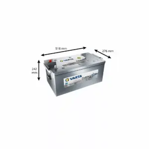 BATTERIE VARTA PROMOTIVE AGM A1 12V 210AH 1200A – Image 2