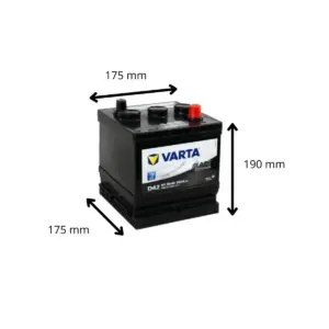BATTERIE VARTA PROMOTIVE BLACK D42 6V 66AH 360A – Image 2