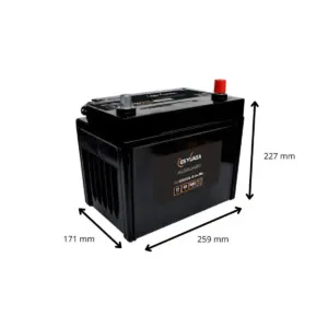 BATTERIE YUASA HJ-S65D26L-B AGM 12V 68Ah 400A – Image 2