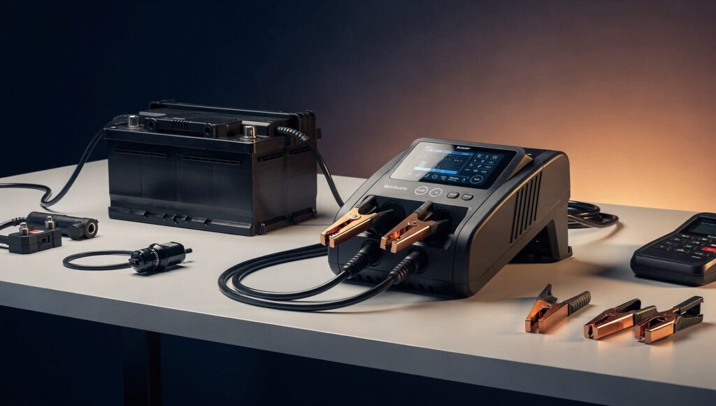 Chargeur de batterie connecté