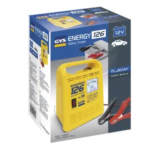 CHARGEUR DE BATTERIE AUTO GYS ENERGY 126 12 VOLTS 4 AMP – Image 2