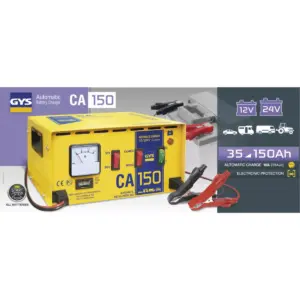 CHARGEUR DE BATTERIE AUTOMATIQUE GYS CA150 12/24 VOLTS – Image 2