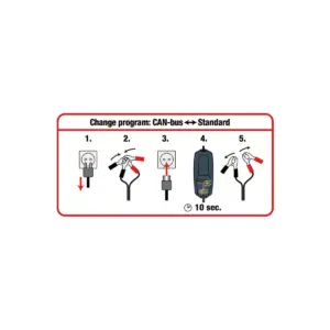 CHARGEUR OPTIMATE 4 QUAD-PROGRAM PREMIUM TM-630-PR CAN BUS – Image 2